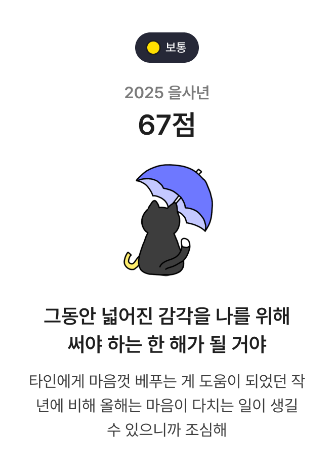 2025 신년운세